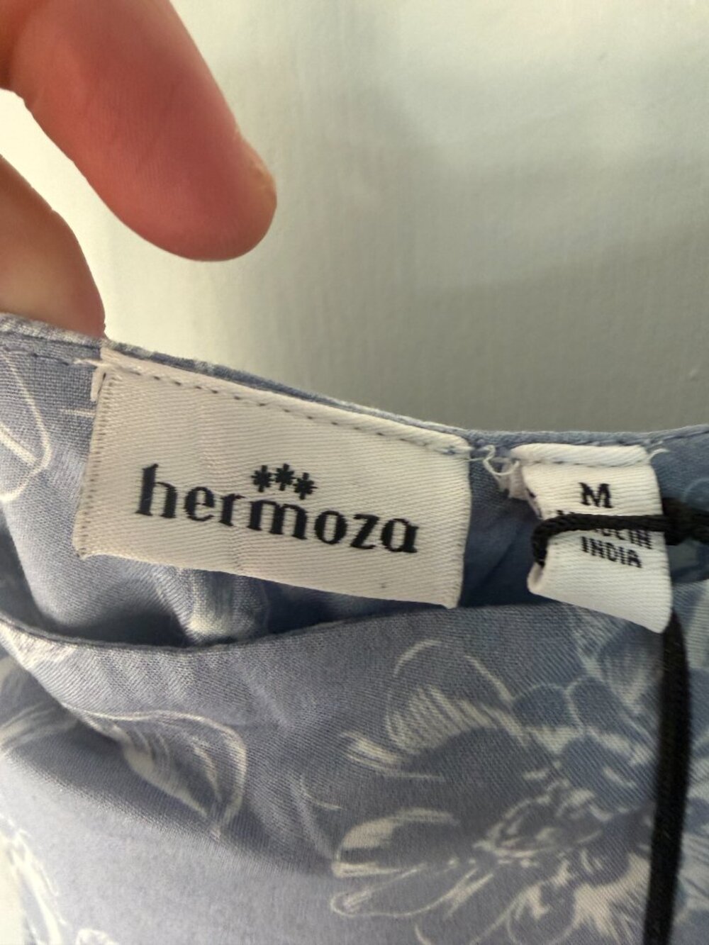 NWT Hermoza/Bloomingdale's Shea Dress Blue Floral Maxi Dress-MSRP $138 - Picture 6 of 14